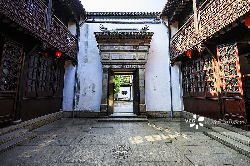 江苏苏州同里嘉荫堂图片素材