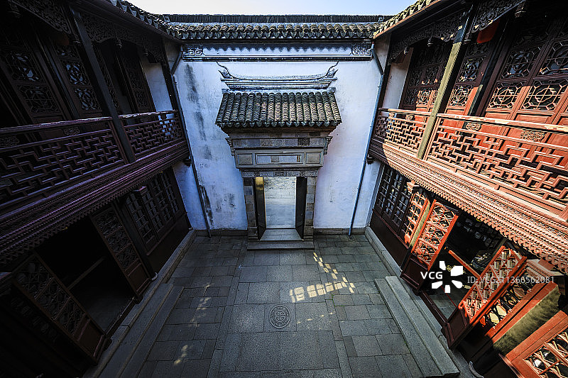 江苏苏州同里嘉荫堂图片素材