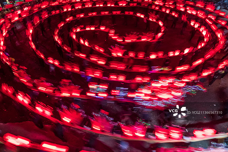 龙灯慢门拍摄素材图片素材