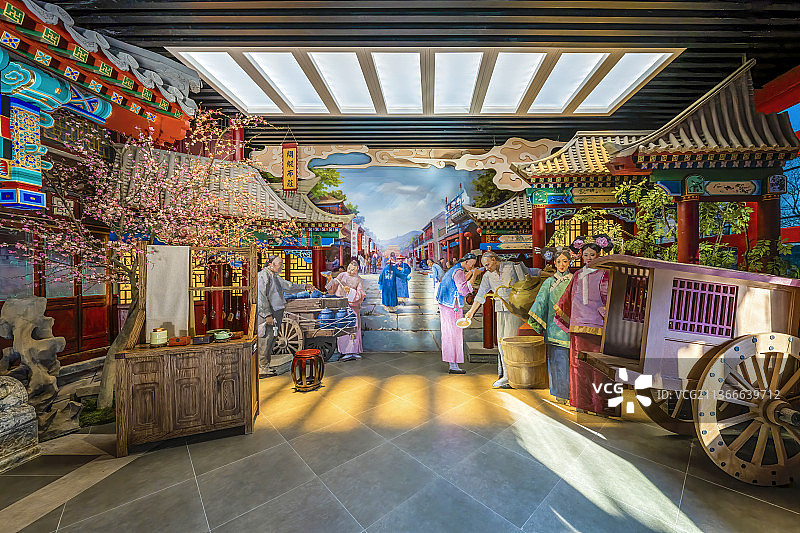 圆明园拾光买卖街图片素材