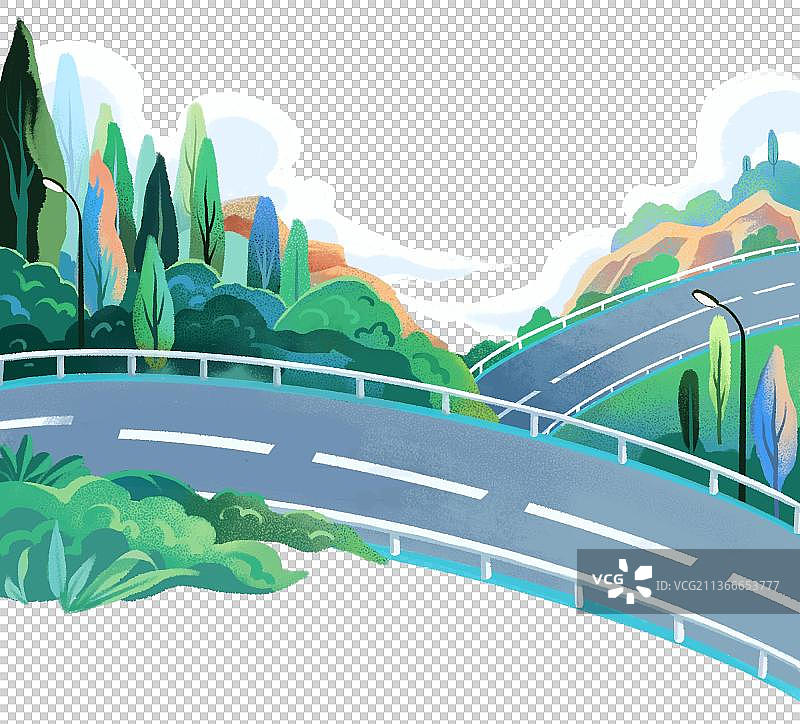 公路道路高架桥图片素材