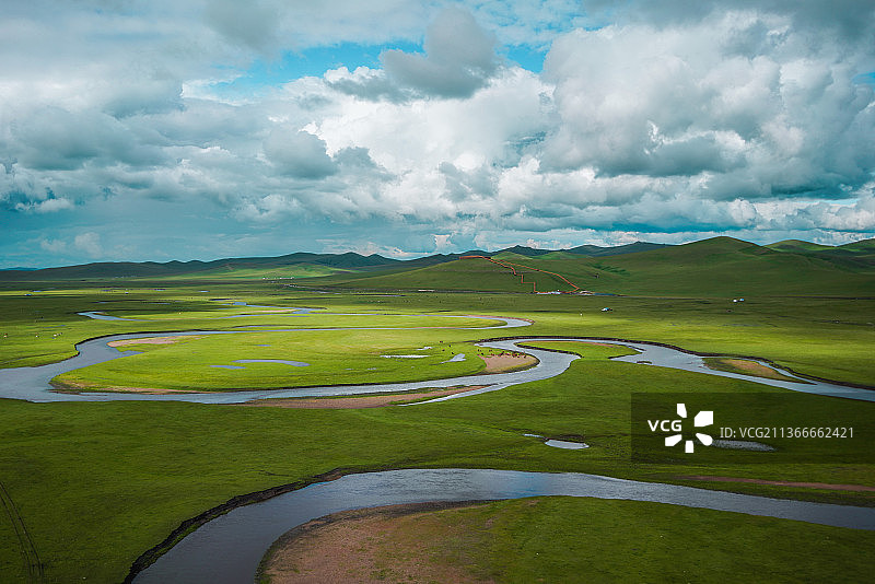 呼伦贝尔大草原｜莫尔格勒河图片素材