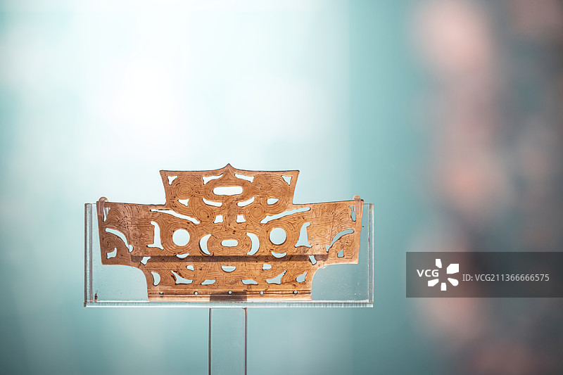 玉冠状器_良渚文化_浙江省博物馆图片素材