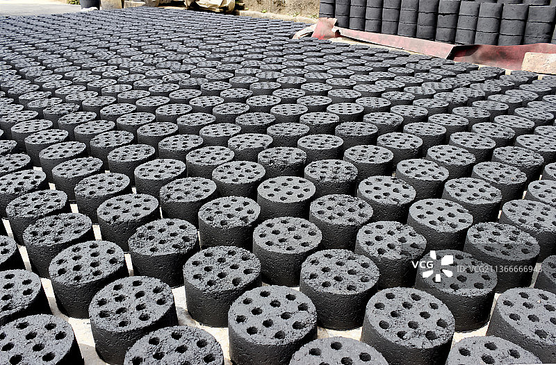 多个蜂窝煤排列图片素材