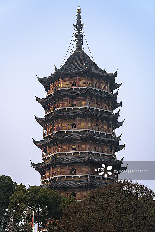 苏州北寺塔图片素材