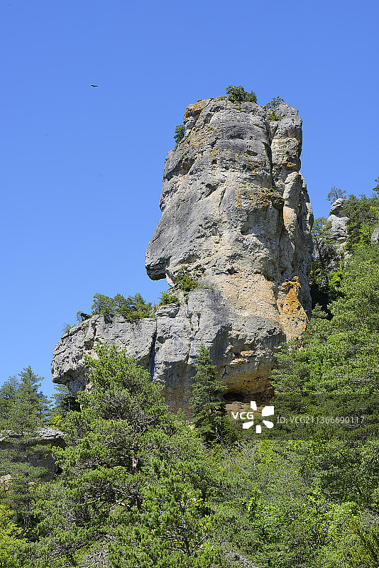 法国洛泽尔梅让高地容特峡谷图片素材