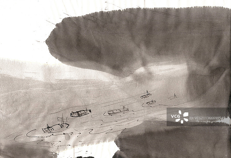 唯见长江天际流图片素材