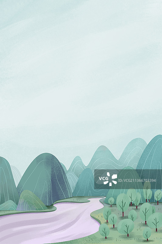 绿色春天简约干净图片素材