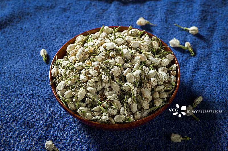 茉莉花花茶图片素材