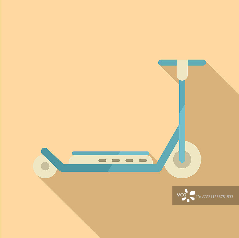 电动滑板车租赁扁平风图标图片素材