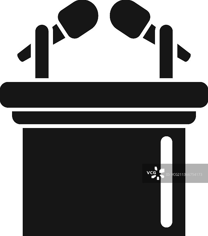 演讲台图标图片素材