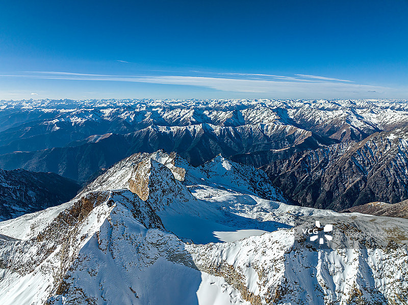 达古冰川图片素材