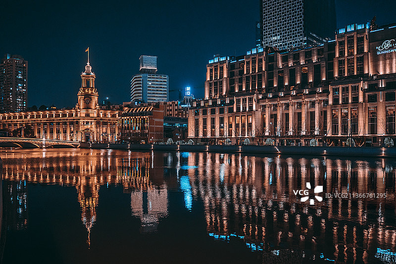 上海邮政博物馆与宝丽嘉酒店图片素材