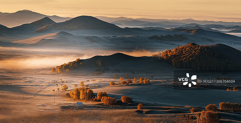 坝上风光图片素材