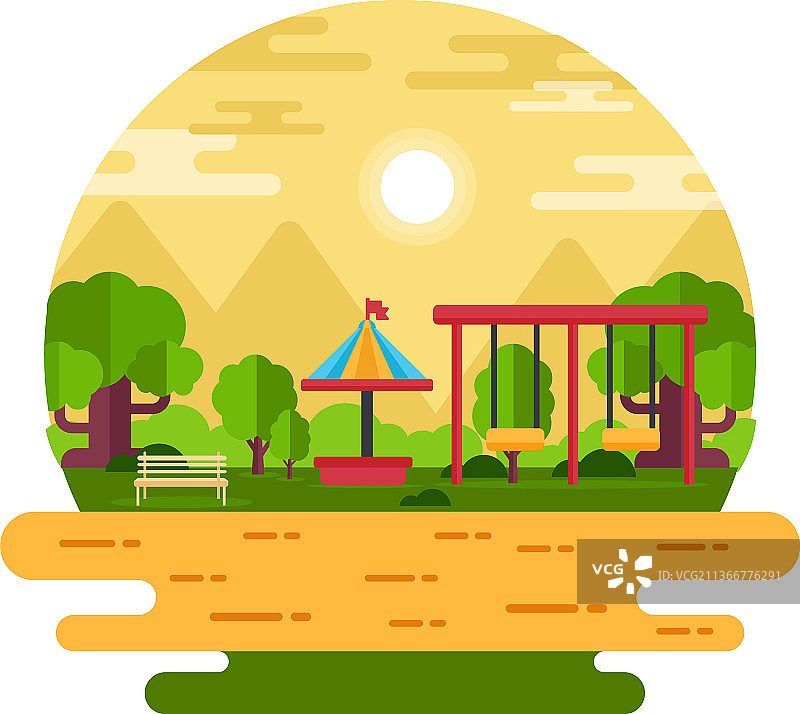 公园景观图片素材