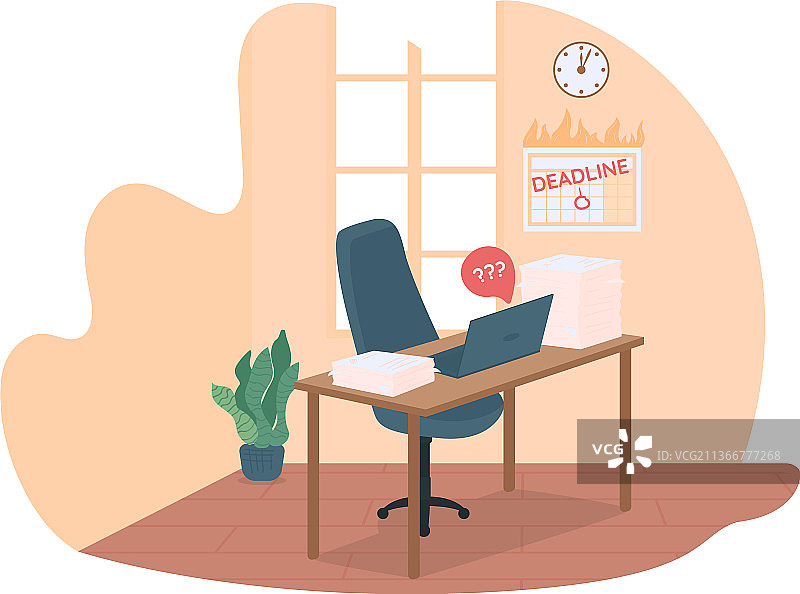 工作截止日期2D网页横幅海报图片素材