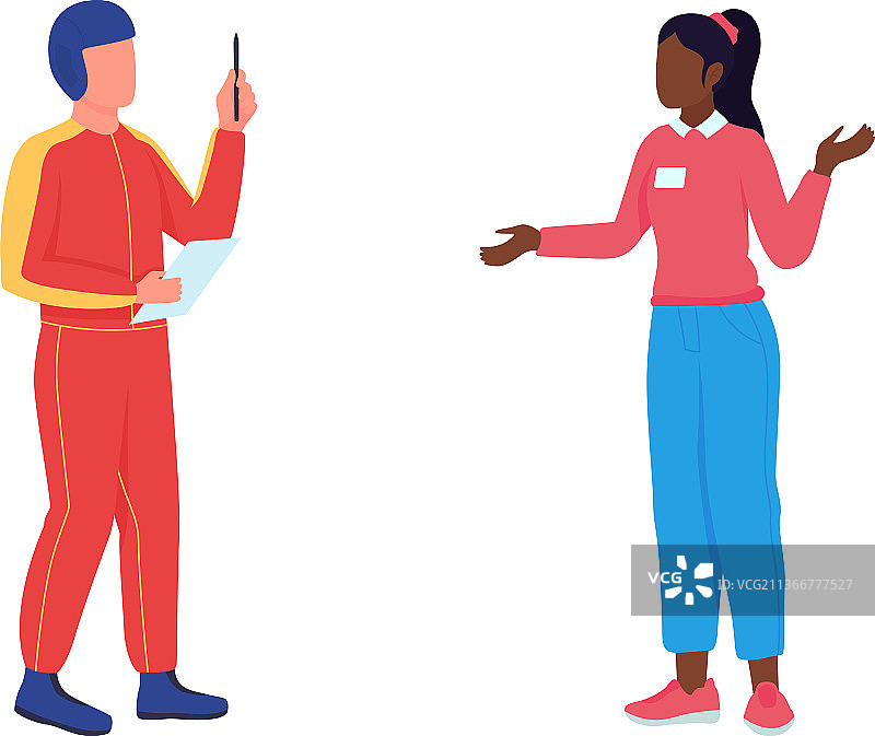 科学家扁平风格人物素材图片素材