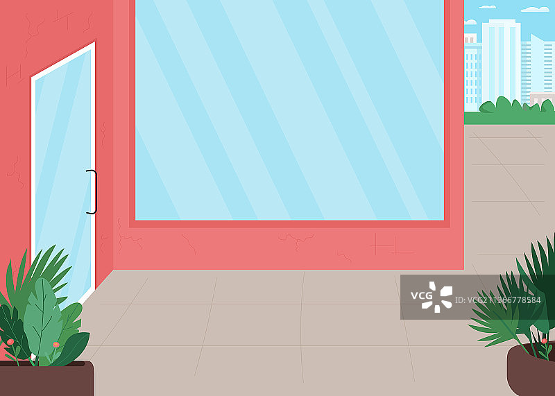 扁平颜色封锁图片素材