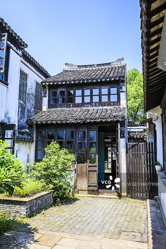 江苏苏州同里古镇陈去病故居图片素材