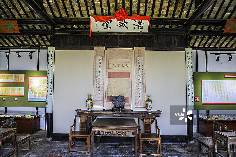江苏苏州同里古镇陈去病故居图片素材