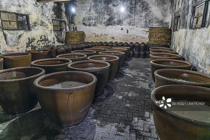 嘉兴乌镇东栅公生糟坊（三白酒作坊）图片素材