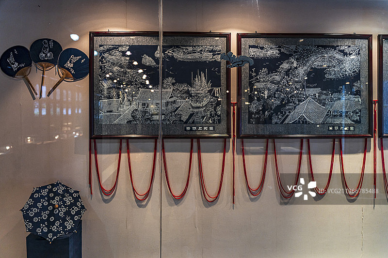 浙江嘉兴乌镇东栅宏源泰染坊景点图片素材