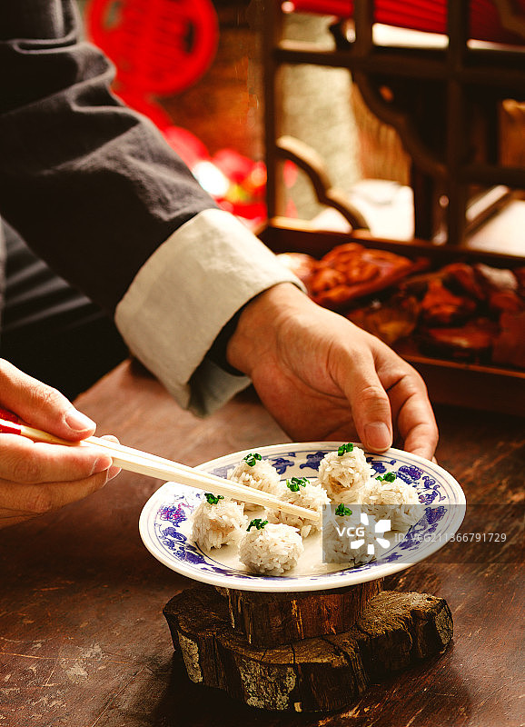 珍珠丸子图片素材