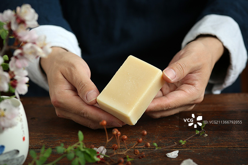 豆乳皂图片素材