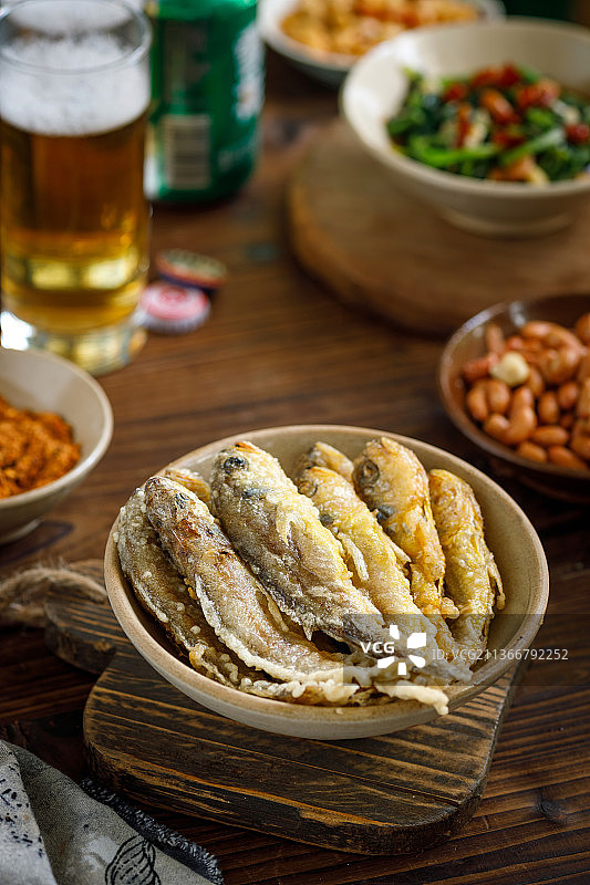 香酥小黄鱼图片素材