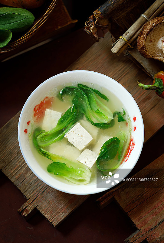 豆腐汤图片素材