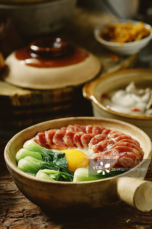 腊味煲仔饭图片素材