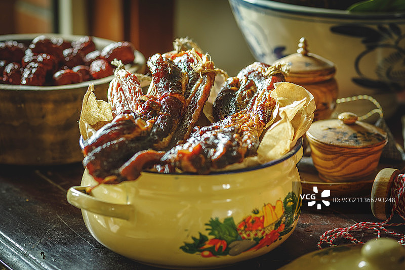 腊肉腊肠图片素材