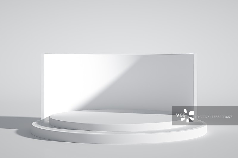 空间舞台白色背景图片素材