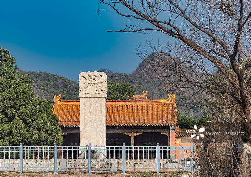 北京明十三陵天启皇帝德陵图片素材