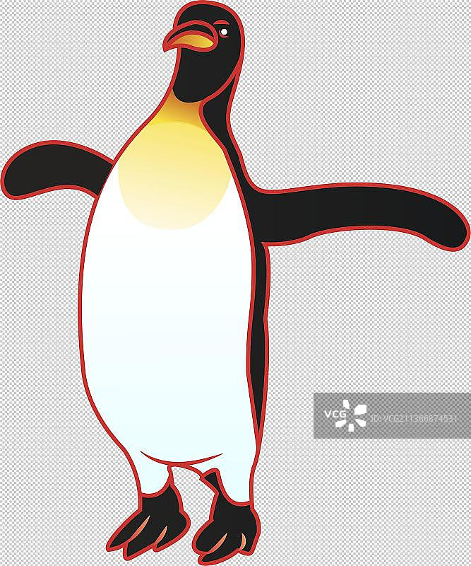 南极企鹅矢量插画图片素材