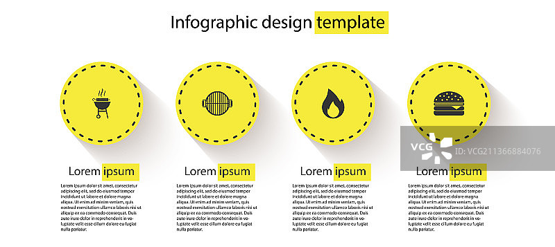 烧烤什锦烤肉串火焰套装图片素材