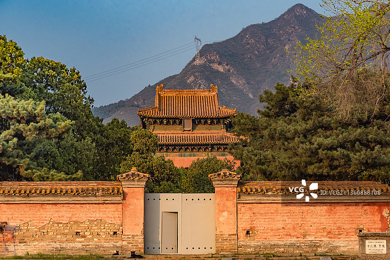 北京明十三陵宣德皇帝景陵图片素材