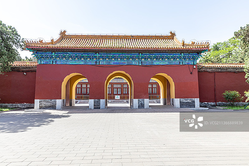 北京中山公园图片素材