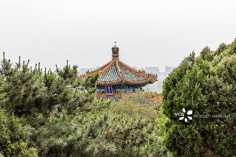 北京景山公园图片素材