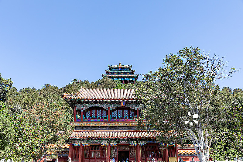 北京景山公园图片素材