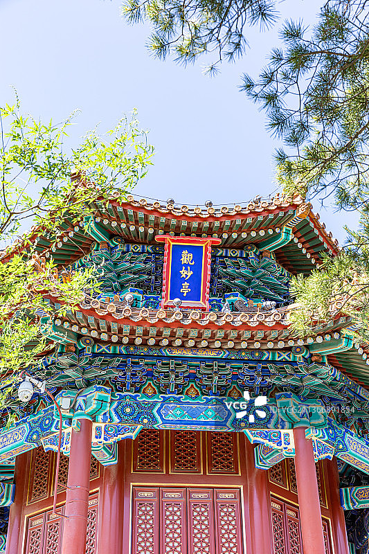 北京景山公园图片素材