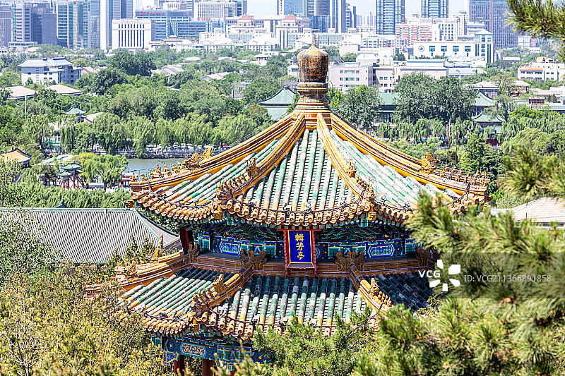 北京景山公园图片素材