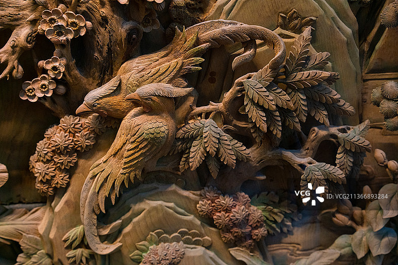 常州天宁寺木雕图片素材