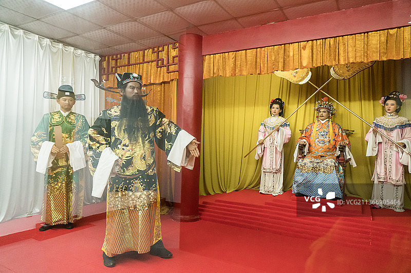 安徽合肥包公园--铡美案塑像图片素材