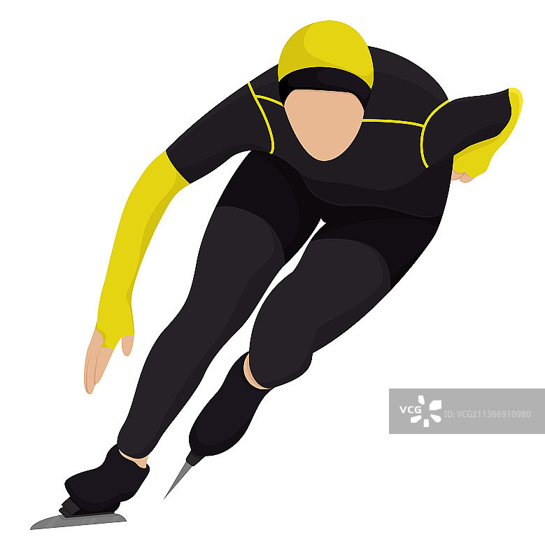 北京滑雪运动运动员矢量插画图片素材