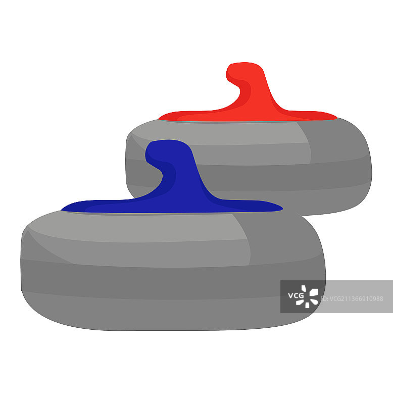 冰壶插画图片素材