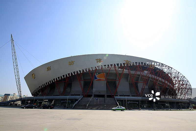 河北省廊坊市体育馆图片素材