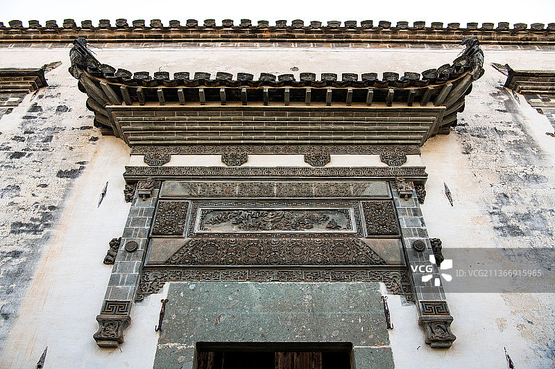 安徽省黄山市徽州区潜口民宅博物馆古建筑图片素材