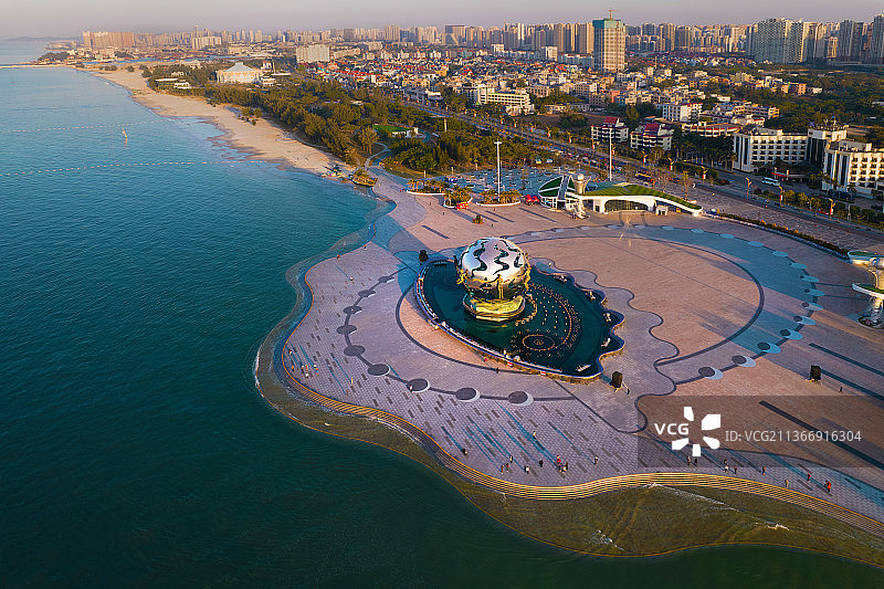 广西北海银滩海景图片素材