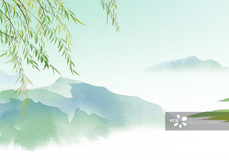 08。垂柳2图片素材